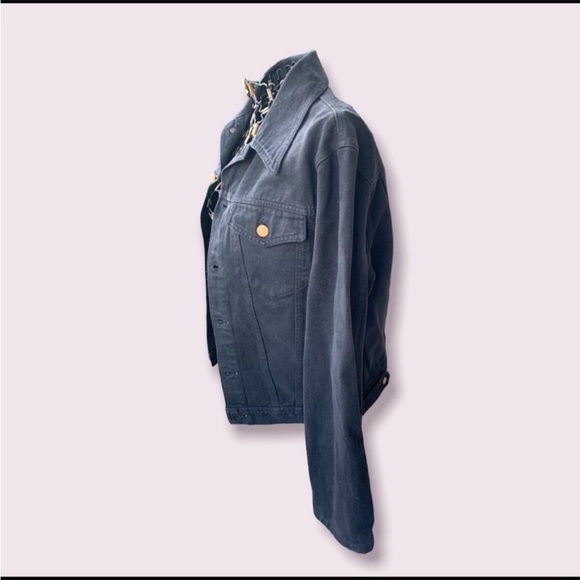 Jean Paul Gaultier JPG Jeans Black Denim Jacket Button Up Women’s 90s Vintage - Picture 5 of 10